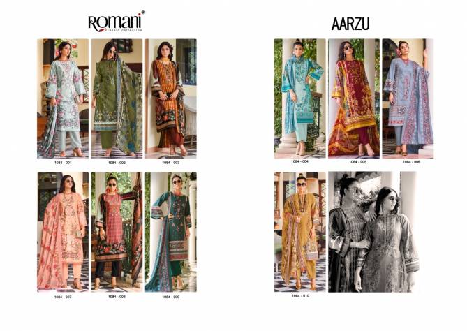 Aarzu By Romani Premium Soft Cotton Dress Material Wholesale Price In Surat
